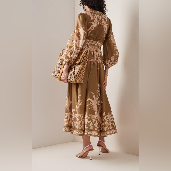 ZIMMERMANN Anneke Wrap Midi Dress - Picture 10 of 14